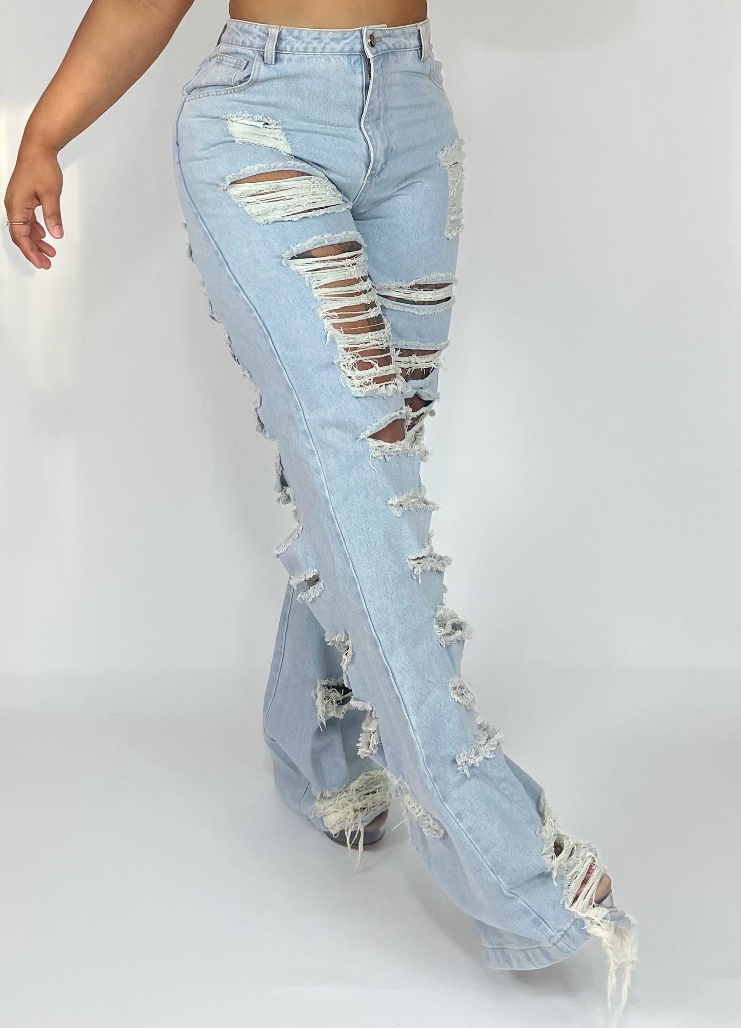 In The Streets Ripped Denim