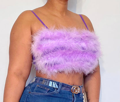 Fuzzy Layers Crop Top