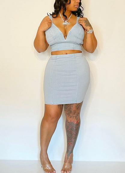 Sky The Limit Skirt Set