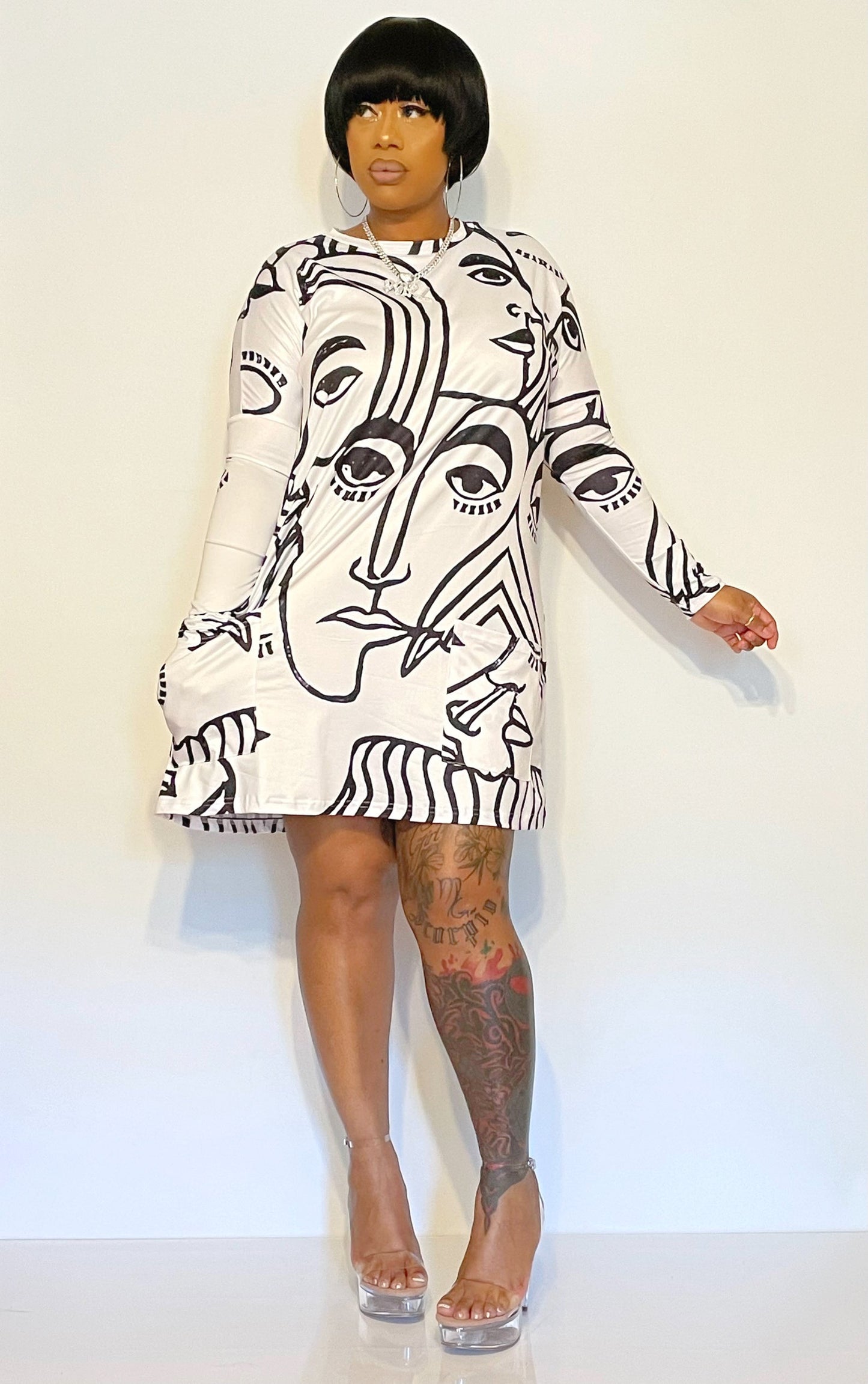 Two Face Oversize Dress