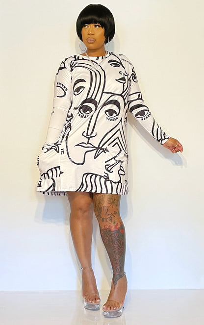 Two Face Oversize Dress