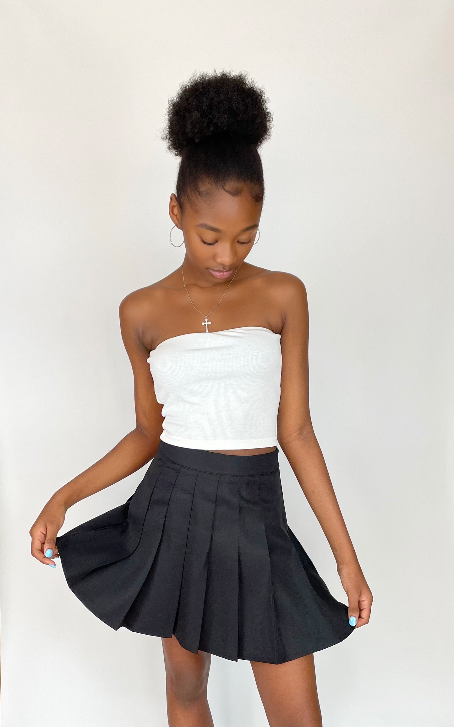 Educate Me Pleated Skirt