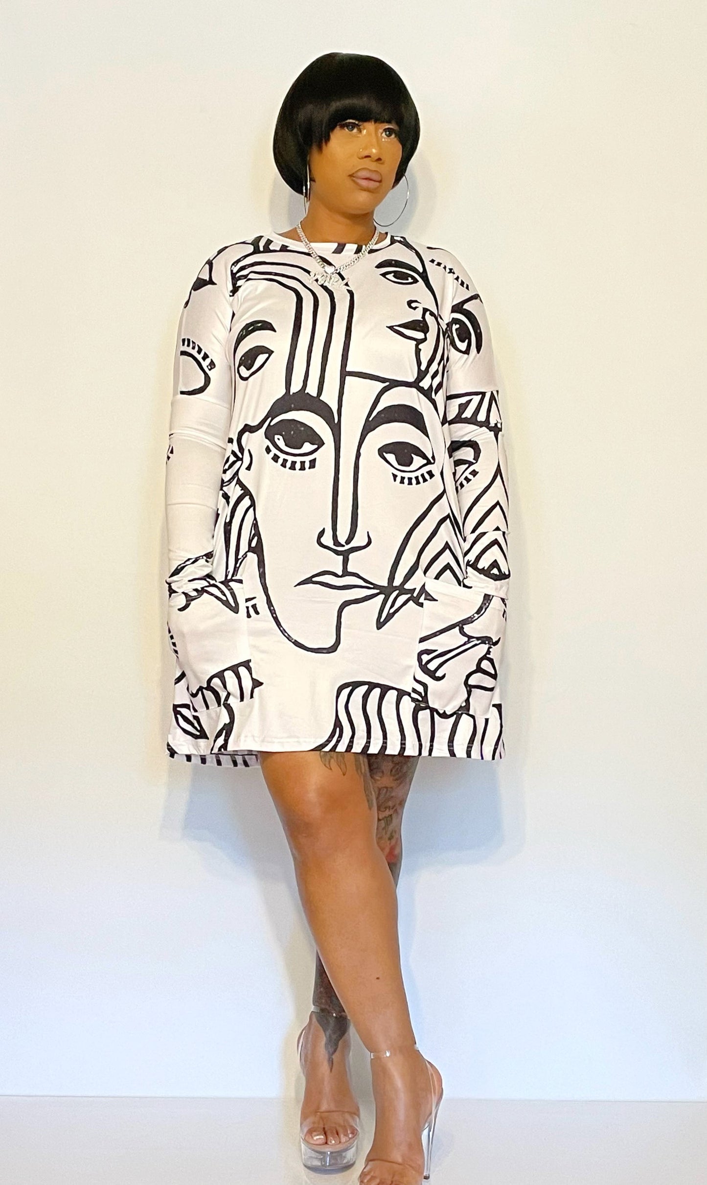 Two Face Oversize Dress