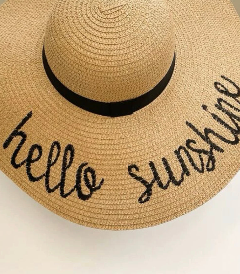 Hello Sunshine Straw Hat