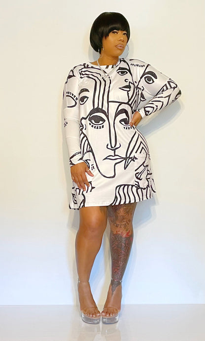 Two Face Oversize Dress