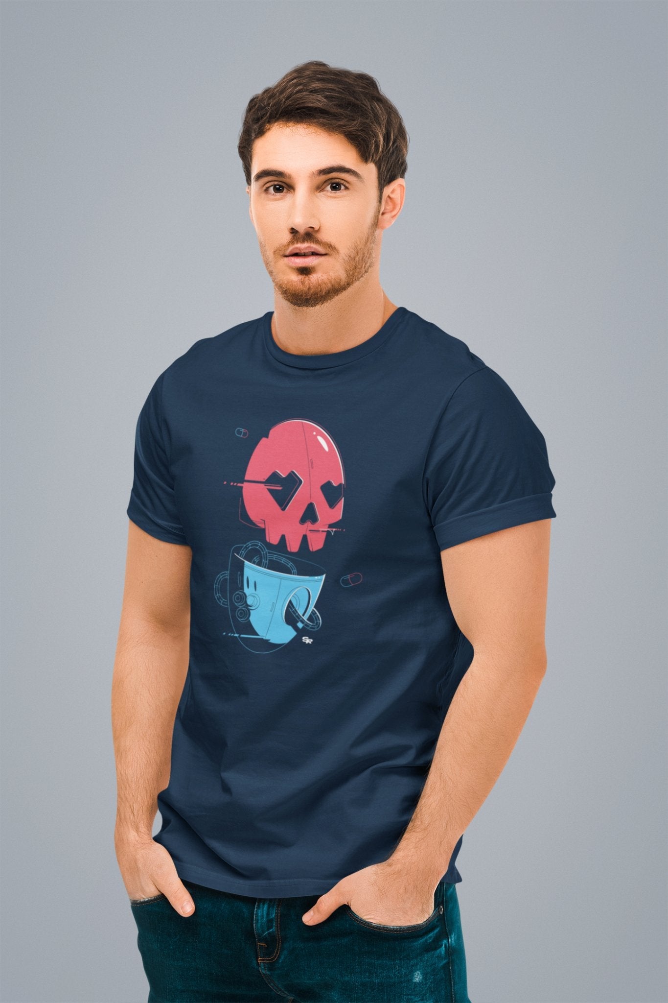SkullRobot Nano-Pill T-Shirt