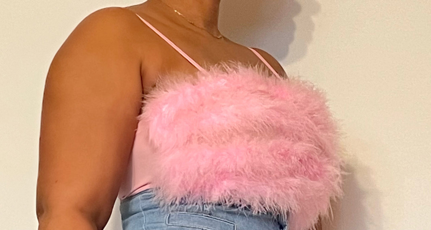 Fuzzy Layers Crop Top