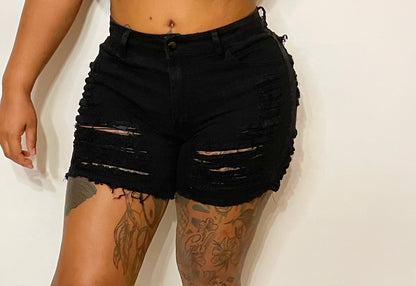 Perfect Getaway Distressed Shorts